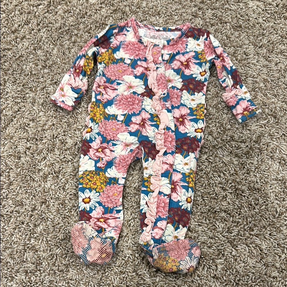 Floral Kids One Piece